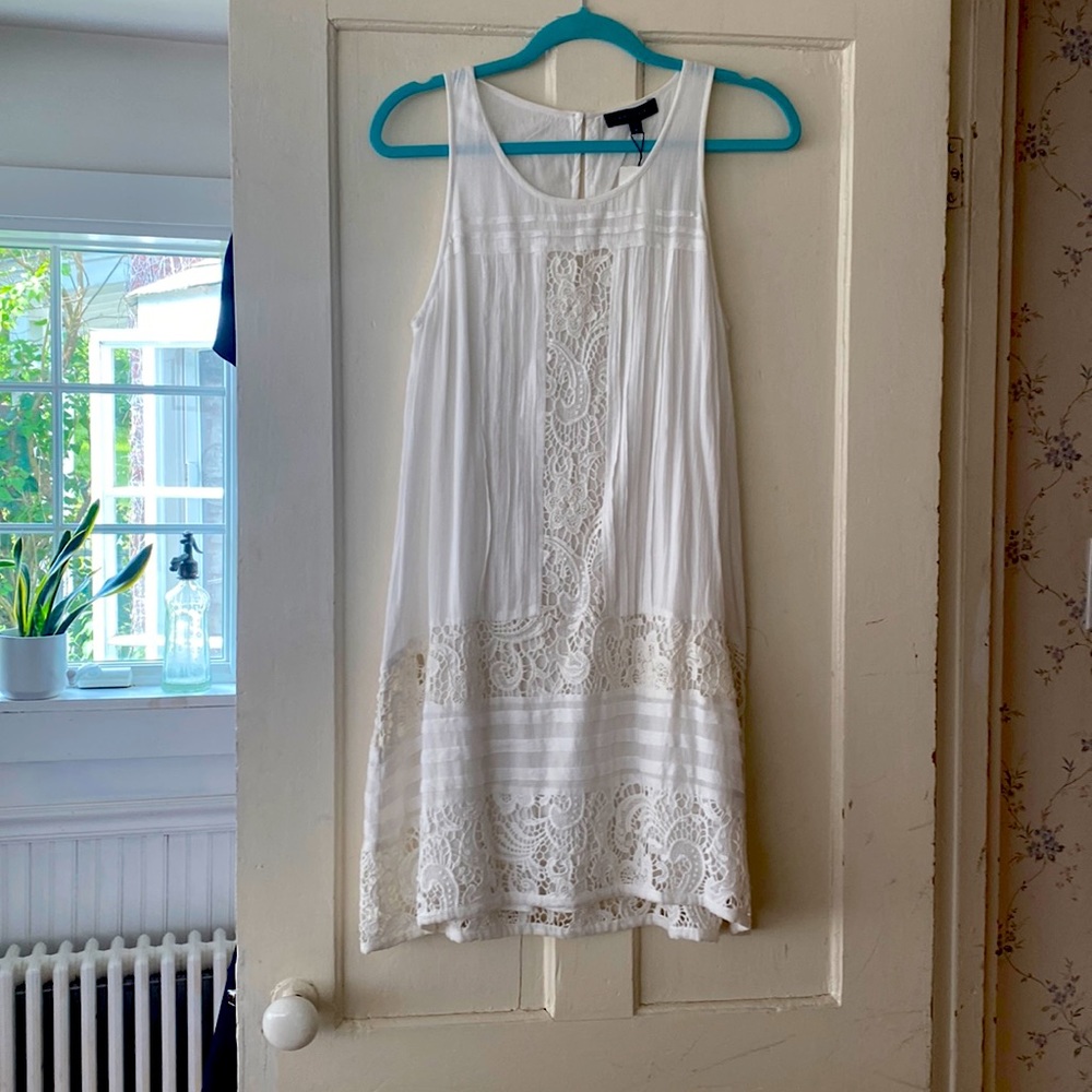 White cotton dress. Size M.